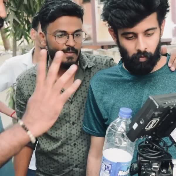 Behind the camera