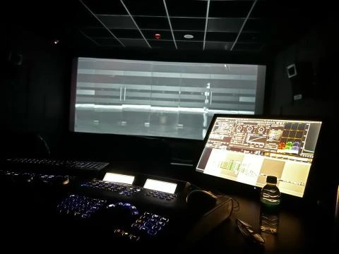 Post-production colour-grading session for Kasganj